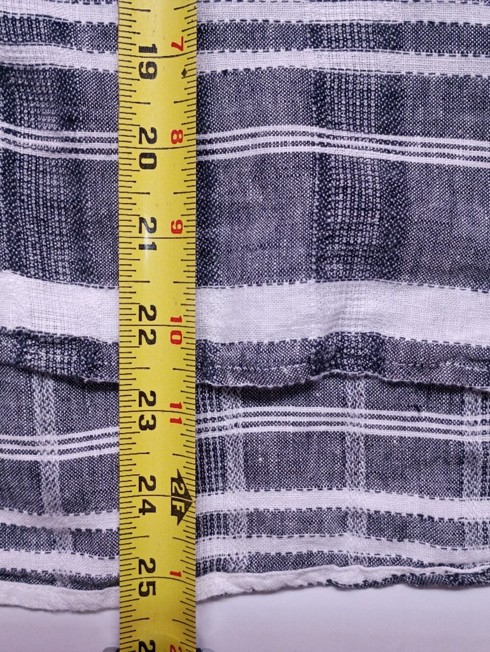 Linen Striped Button-Down Shirt - Picture 11 of 11